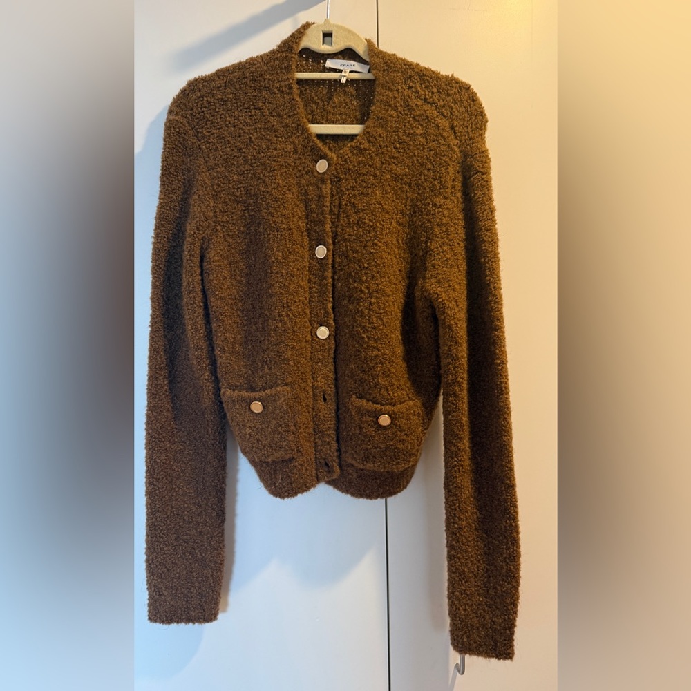 Frame Patch Pocket Cardigan (XS) - Picture 6 of 9
